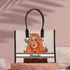 Personalised Beautiful Girl Printed Box Tote Bag - Uncommongifts.in