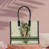 Personalised Beautiful Girl Printed Box Tote Bag - Uncommongifts.in