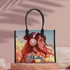 Personalised Beautiful Girl Printed Box Tote Bag - Uncommongifts.in