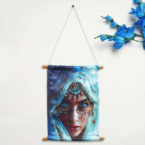 Personalised Beautiful Girl Printed Scroll