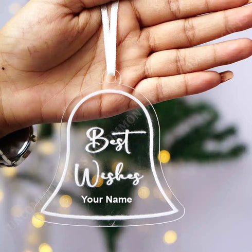 Personalised Bell Shape Ornaments for Christmas