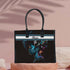 Personalised Black Girl Printed Box Tote Bag - Uncommongifts.in