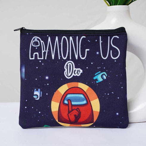 Personalised Black Printed Kids Wet Pouch