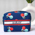 Personalised Blue Printed Box Pouch