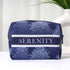 Personalised Blue Printed Box Pouch