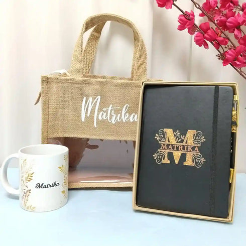 Personalised Bridesmaid Jute Bag Combo