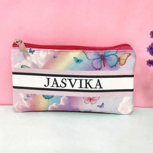 Personalized Glow In Dark Cushion with Pencil Pouch Combo for Kids