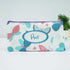 Personalised Butterfly Printed Pencil Pouch for Kids