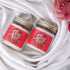 Personalised Candle For Valentine's Day Set of 2