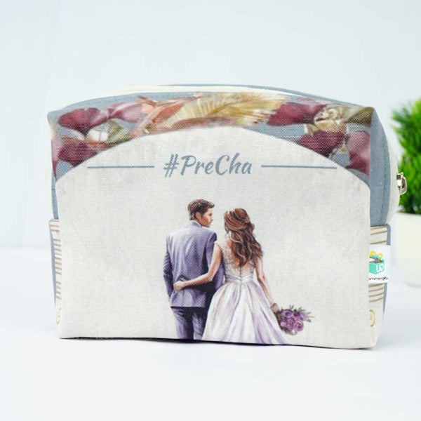 Personalised Canvas Wedding Box Pouch