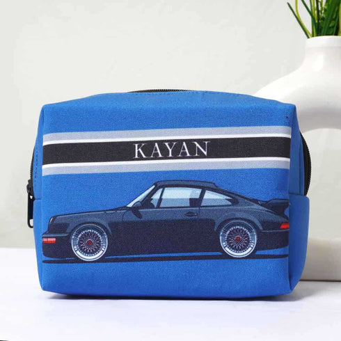 Personalised Car Printed Kids Box Pouch