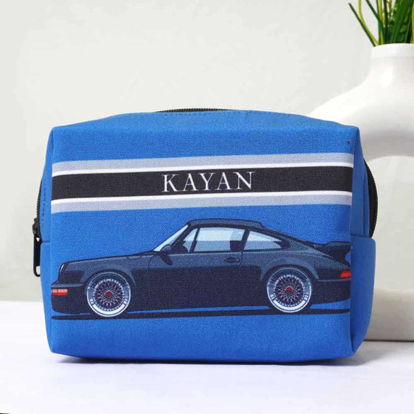 Personalised Car Printed Kids Box Pouch
