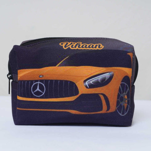 Personalised Car Printed Kids Box Pouch