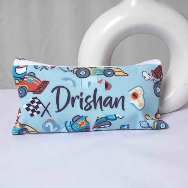 Personalised Car Printed Kids Pouch