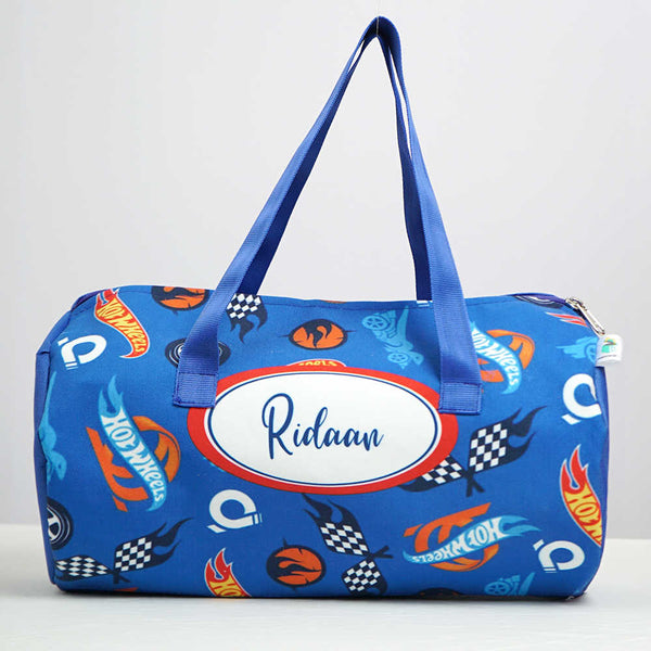 Personalised Car Printed Kids Swimming Duffle Bag