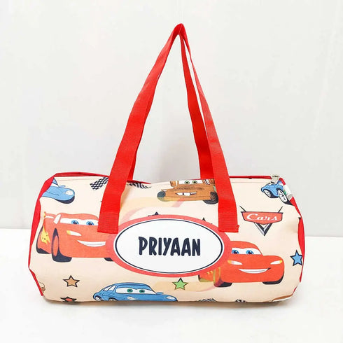 Personalised Car Printed Swimming Duffle Bag for Kids