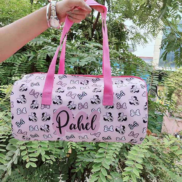 Personalised Cartoon Faces Printed Kids Duffle Bag