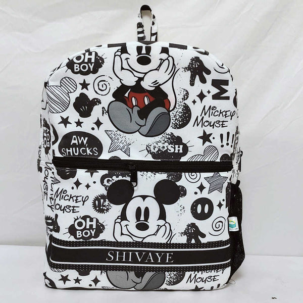 Personalised Cartoon Printed Kids Bag Pack