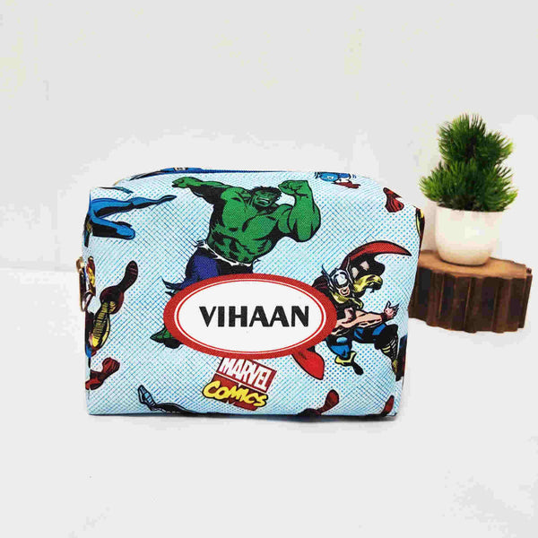 Personalised Cartoon Printed Kids Box Pouch