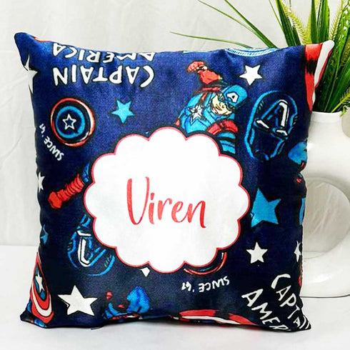 Personalised Cartoon Printed Kids Cushion