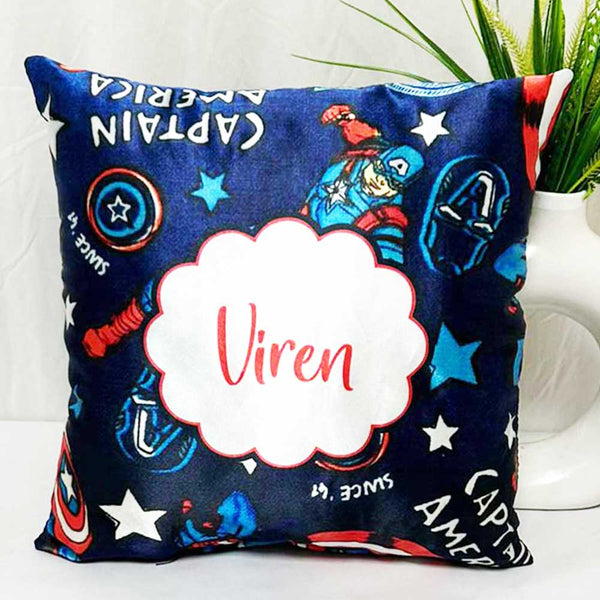 Personalised Cartoon Printed Kids Cushion