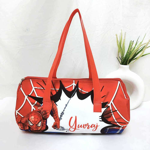 Personalised Cartoon Printed Kids Duffle Bag