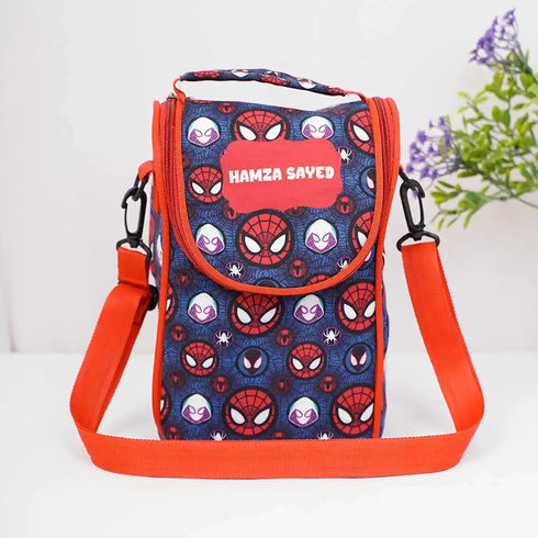 Personalised Cartoon Printed Kids Lunch Bag