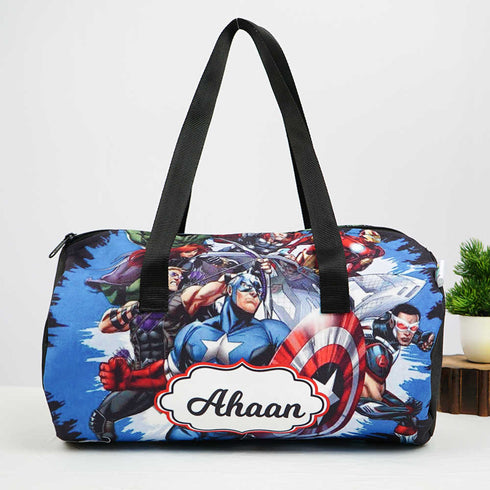 Personalised Cartoon Printed Kids Swimming Duffle Bag