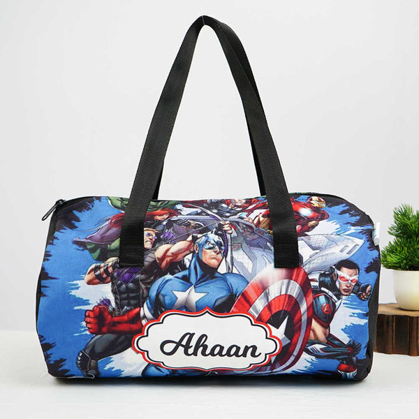 Personalised Cartoon Printed Kids Swimming Duffle Bag