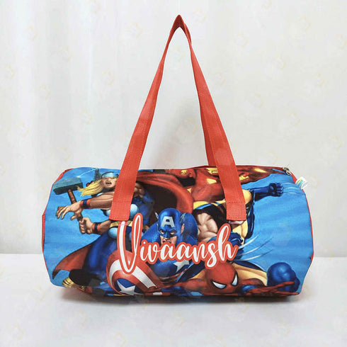 Personalised Cartoon Printed Kids Swimming Duffle Bag