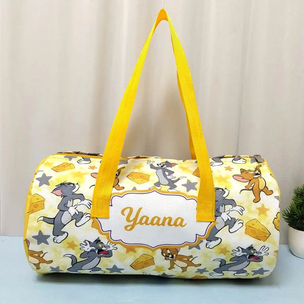 Personalised Cartoon Printed Kids Swimming Duffle Bag