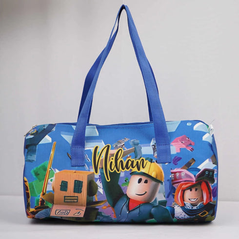 Personalised Cartoon Printed Kids Swimming Duffle Bag