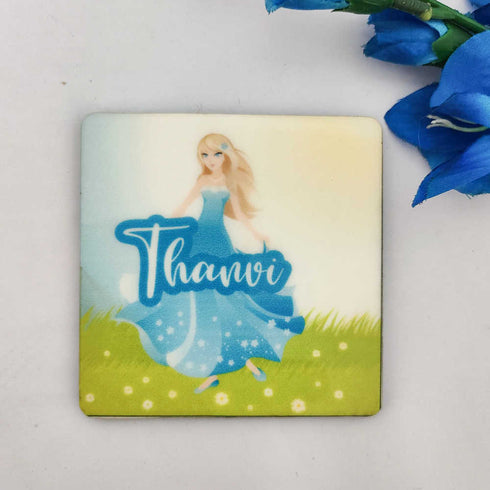 Personalised Cartoon Printed MDF Coaster for Kids