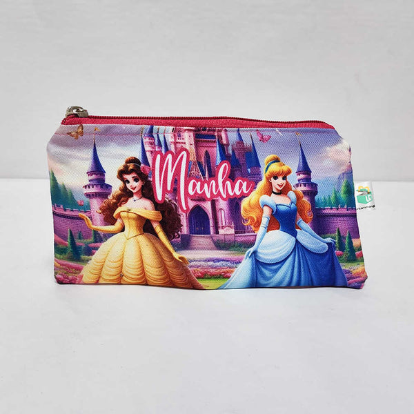 Personalised Cartoon Printed Pencil Pouch for Kids