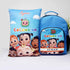 Personalised Cartoons Printed Kids Bag Pack Combo Gift Set