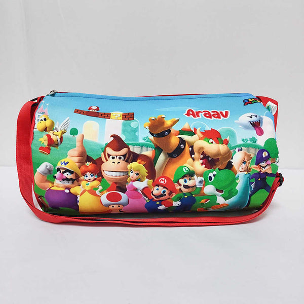 Personalised Cartoons Printed Kids Sling Duffle Bag