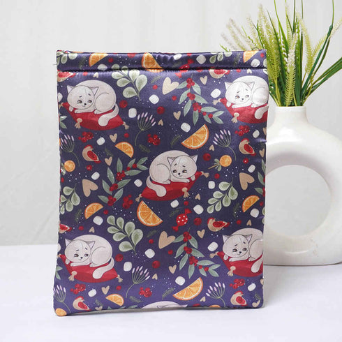 Personalised Cat Printed Book Sleeve
