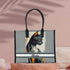 Personalised Cat Printed Box Tote Bag - Uncommongifts.in