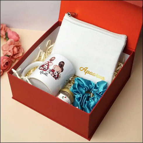 Personalised Ceramic Mug Gift Hamper for Bridesmaids