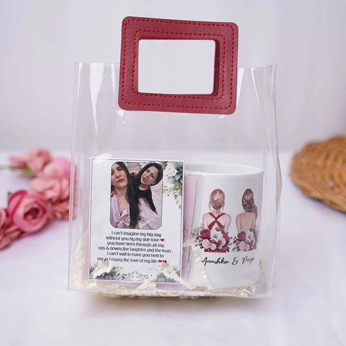 Personalised Ceramic Mug Gift Hamper for Bridesmaids