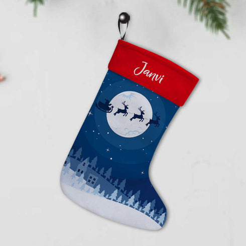 Personalized Christmas Decoration Socks - Uncommongifts.in