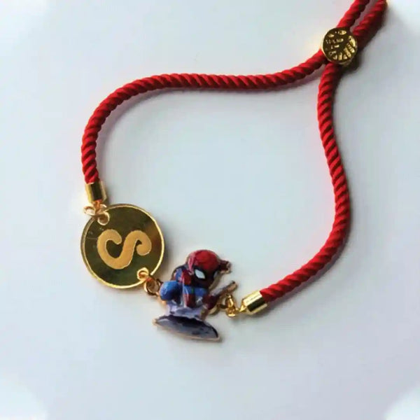 Personalised Circle Rakhi with Initial