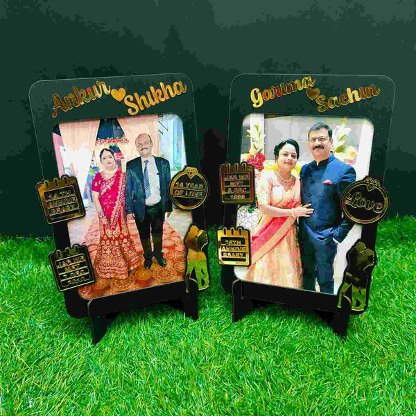 Personalised Couple Anniversary Photo Frame
