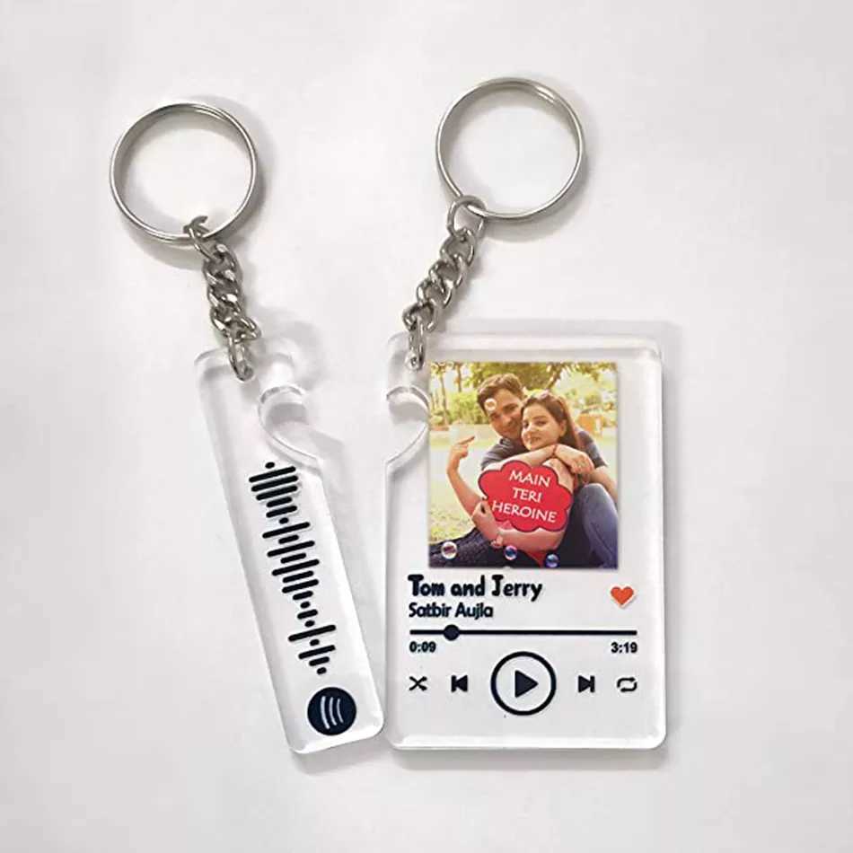 Personalised Couple Keychain