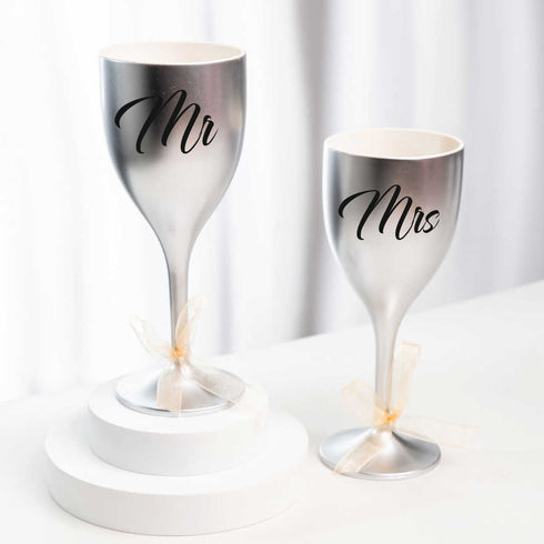 Personalised Couple Wine Glass Set