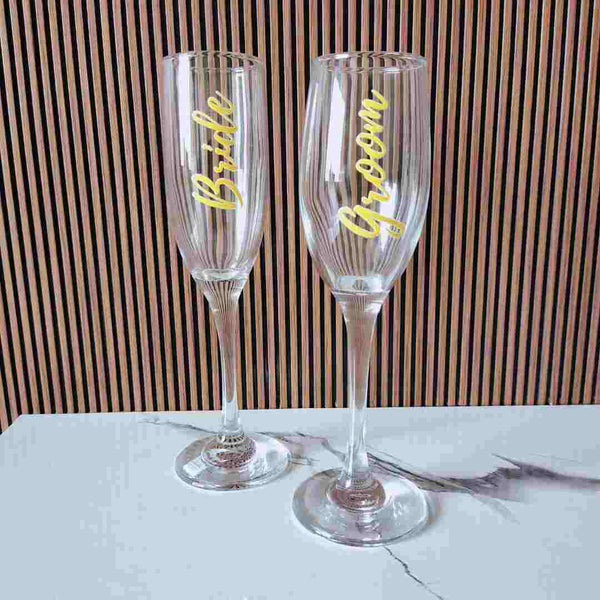 Personalised Couples Glass Set - (100ml)