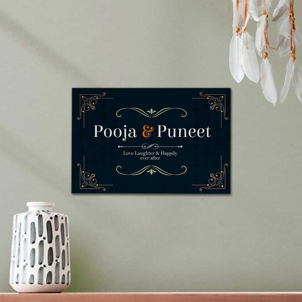 Personalised Couples Wall Hanging - Uncommongifts.in