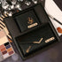 Personalised Couples Wallet Combo With Charms - Tan