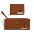 Personalised Couples Wallet Combo with Charms - Tan - Uncommongifts.in