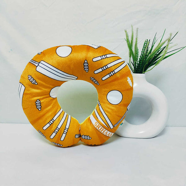 Personalised Cricket Printed Kids Neck Pillow